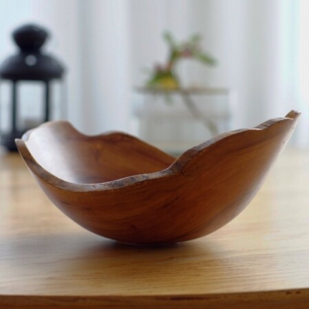  gedrechselte Schale Eiche Drechselarbeit